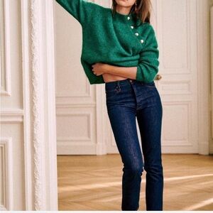 Sezane Denim Women's The Perfect Slim Indigo Blue Skinny Jeans Size 23